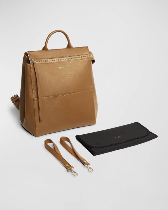 Harper Midi Leather Bundle Diaper Backpack